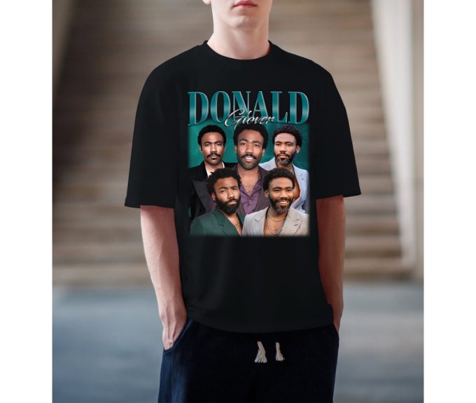 Custom Donald Glover Shirt, Vintage Donald Glover T-Shirt, Hip Hop Graphic Unisex Hoodie, Bootleg Retro 90'S Fans Gift, Trendy Shirt 5