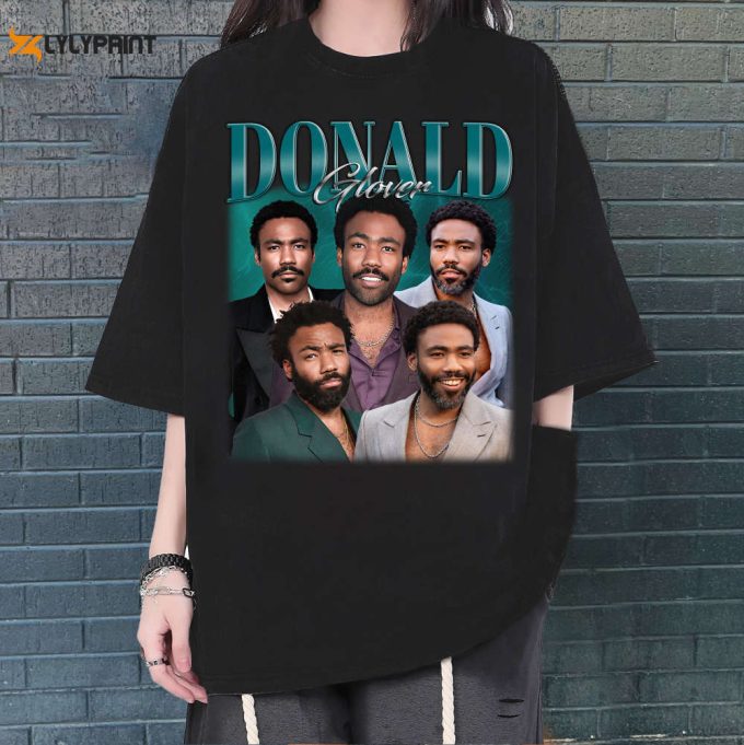 Custom Donald Glover Shirt, Vintage Donald Glover T-Shirt, Hip Hop Graphic Unisex Hoodie, Bootleg Retro 90'S Fans Gift, Trendy Shirt 1