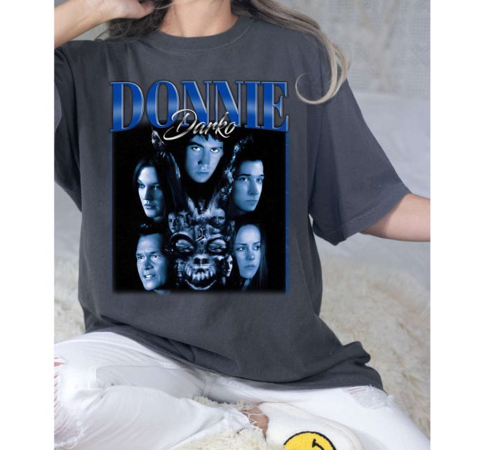 Custom Donnie Darko Shirt, Vintage Donnie Darko T-Shirt, Hip Hop Graphic Unisex Hoodie, Bootleg Retro 90'S Fans Gift, Trendy Shirt 3