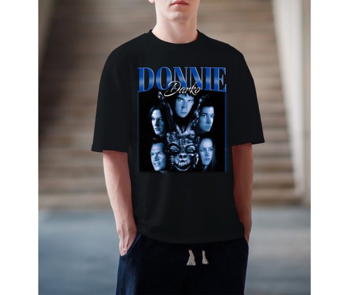 Custom Donnie Darko Shirt, Vintage Donnie Darko T-Shirt, Hip Hop Graphic Unisex Hoodie, Bootleg Retro 90'S Fans Gift, Trendy Shirt 5