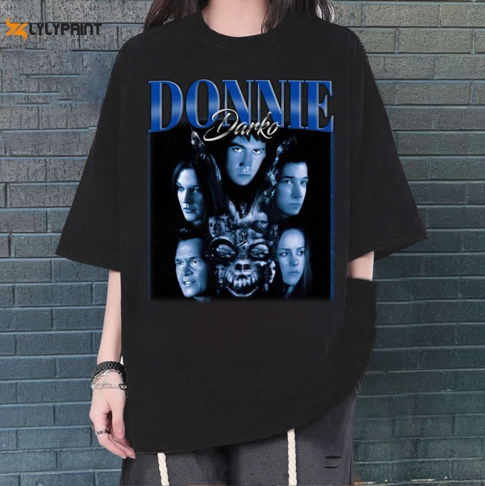 Custom Donnie Darko Shirt, Vintage Donnie Darko T-Shirt, Hip Hop Graphic Unisex Hoodie, Bootleg Retro 90'S Fans Gift, Trendy Shirt 1