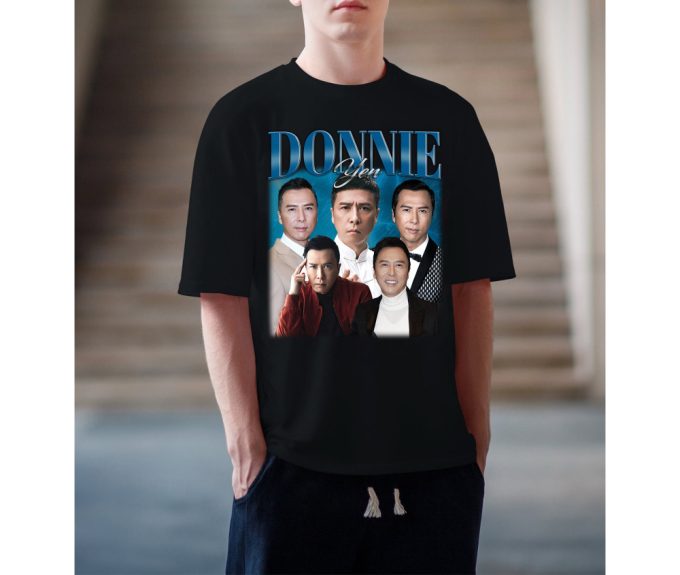 Custom Donnie Yen Shirt, Vintage Donnie Yen T-Shirt, Hip Hop Graphic Unisex Hoodie, Bootleg Retro 90'S Fans Gift, Trendy Shirt 5