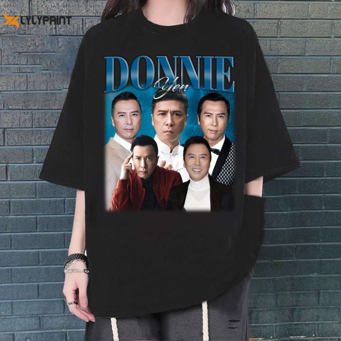 Custom Donnie Yen Shirt, Vintage Donnie Yen T-Shirt, Hip Hop Graphic Unisex Hoodie, Bootleg Retro 90'S Fans Gift, Trendy Shirt 1