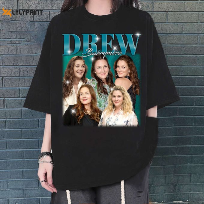 Custom Drew Barrymore Shirt, Vintage Drew Barrymore T-Shirt, Hip Hop Graphic Unisex Hoodie, Bootleg Retro 90'S Fans Gift, Trendy Shirt 1