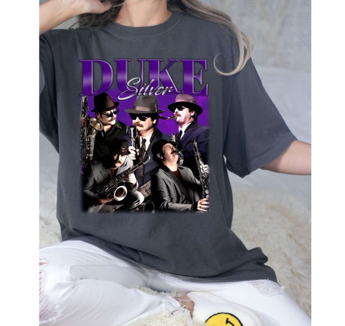 Custom Duke Silver Shirt, Vintage Duke Silver T-Shirt, Hip Hop Graphic Unisex Hoodie, Bootleg Retro 90'S Fans Gift, Trendy Shirt 3