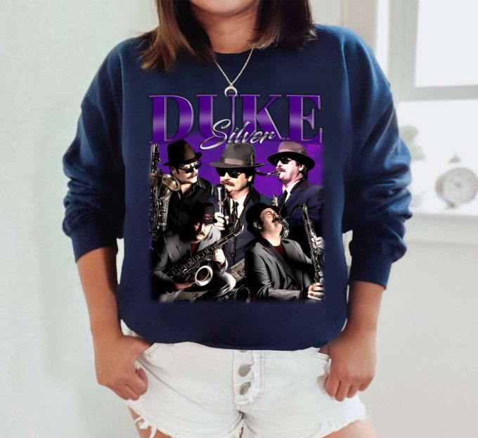 Custom Duke Silver Shirt, Vintage Duke Silver T-Shirt, Hip Hop Graphic Unisex Hoodie, Bootleg Retro 90'S Fans Gift, Trendy Shirt 4