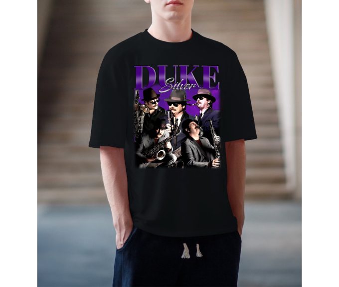 Custom Duke Silver Shirt, Vintage Duke Silver T-Shirt, Hip Hop Graphic Unisex Hoodie, Bootleg Retro 90'S Fans Gift, Trendy Shirt 5