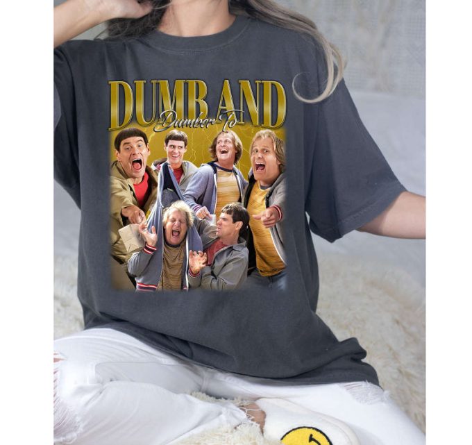 Custom Dumb And Dumber Shirt, Vintage Dumb And Dumber T-Shirt, Hip Hop Graphic Unisex Hoodie, Bootleg Retro 90'S Fans Gift, Trendy Shirt 3