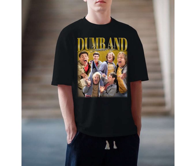 Custom Dumb And Dumber Shirt, Vintage Dumb And Dumber T-Shirt, Hip Hop Graphic Unisex Hoodie, Bootleg Retro 90'S Fans Gift, Trendy Shirt 5