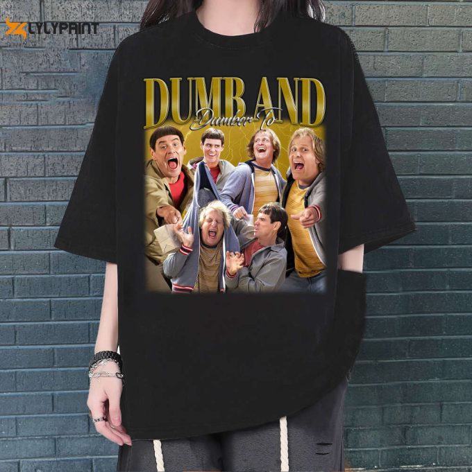 Custom Dumb And Dumber Shirt, Vintage Dumb And Dumber T-Shirt, Hip Hop Graphic Unisex Hoodie, Bootleg Retro 90'S Fans Gift, Trendy Shirt 1