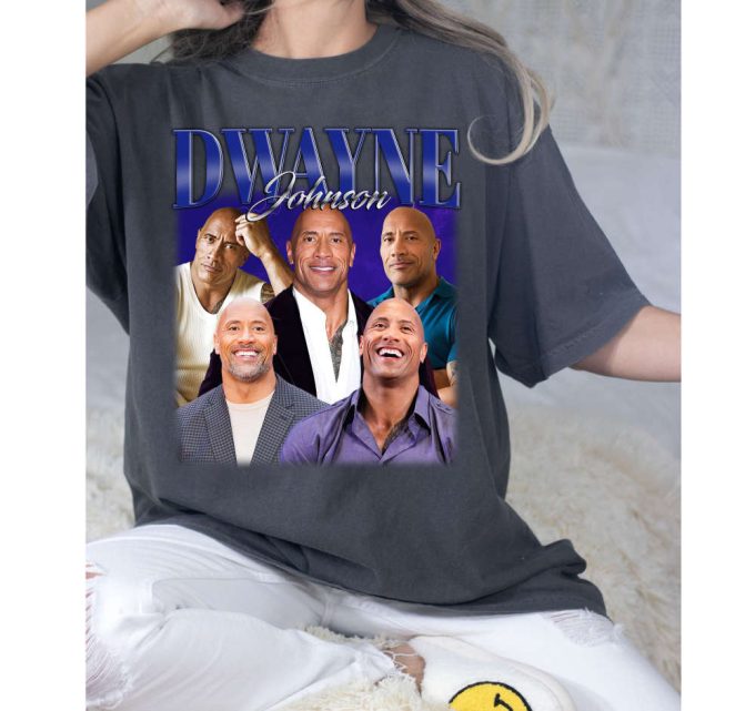 Custom Dwayne Johnson Shirt, Vintage Dwayne Johnson T-Shirt, Hip Hop Graphic Unisex Hoodie, Bootleg Retro 90'S Fans Gift, Trendy Shirt 5