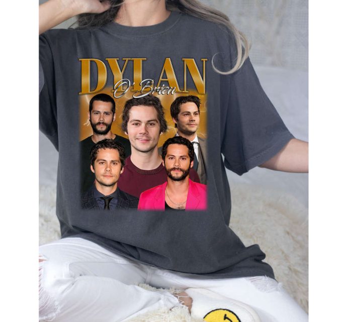 Custom Dylan O'Brien Shirt, Vintage Dylan O'Brien T-Shirt, Hip Hop Graphic Unisex Hoodie, Bootleg Retro 90'S Fans Gift, Trendy Shirt 3