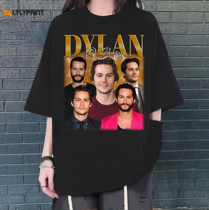 Custom Dylan O'Brien Shirt, Vintage Dylan O'Brien T-Shirt, Hip Hop Graphic Unisex Hoodie, Bootleg Retro 90'S Fans Gift, Trendy Shirt 1