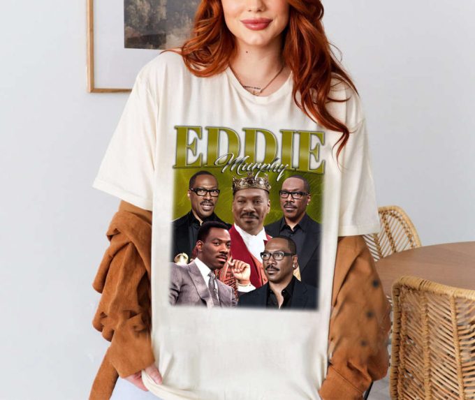 Custom Eddie Murphy Shirt, Vintage Eddie Murphy T-Shirt, Hip Hop Graphic Unisex Hoodie, Bootleg Retro 90'S Fans Gift, Trendy Shirt 2