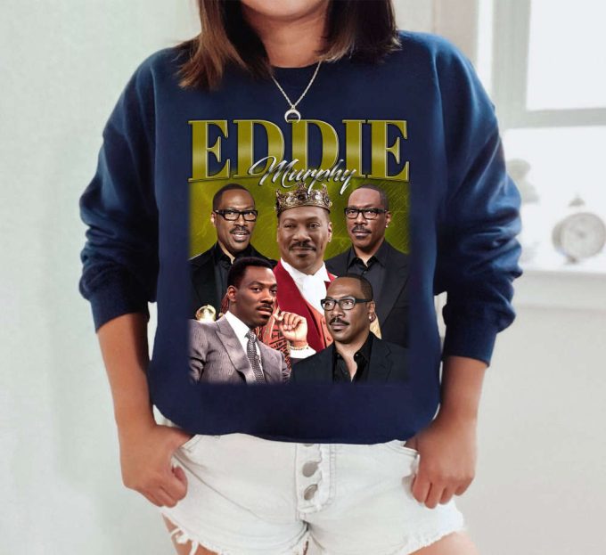 Custom Eddie Murphy Shirt, Vintage Eddie Murphy T-Shirt, Hip Hop Graphic Unisex Hoodie, Bootleg Retro 90'S Fans Gift, Trendy Shirt 4