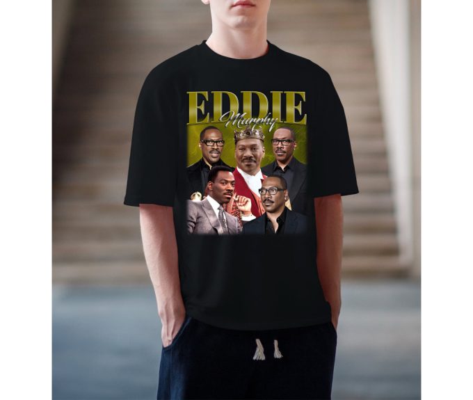 Custom Eddie Murphy Shirt, Vintage Eddie Murphy T-Shirt, Hip Hop Graphic Unisex Hoodie, Bootleg Retro 90'S Fans Gift, Trendy Shirt 5