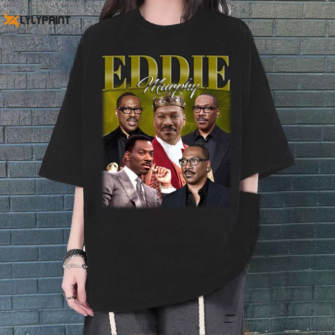 Custom Eddie Murphy Shirt, Vintage Eddie Murphy T-Shirt, Hip Hop Graphic Unisex Hoodie, Bootleg Retro 90'S Fans Gift, Trendy Shirt 1