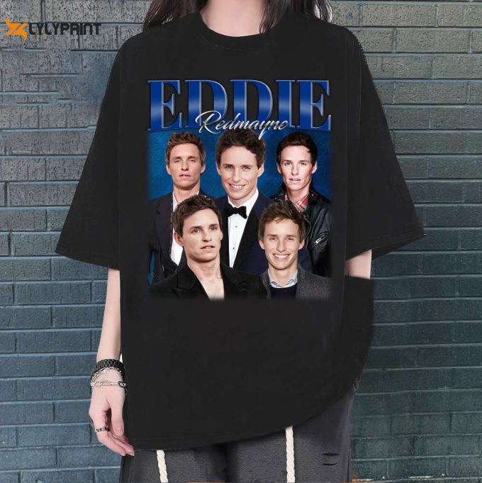Custom Eddie Redmayne Shirt, Vintage Eddie Redmayne T-Shirt, Hip Hop Graphic Unisex Hoodie, Bootleg Retro 90'S Fans Gift, Trendy Shirt 1