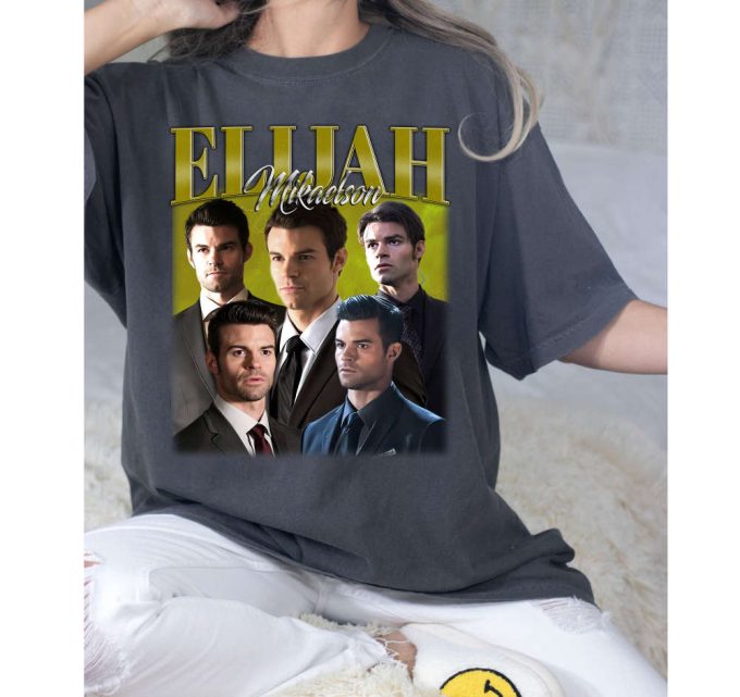 Custom Elijah Mikaelson Shirt, Vintage Elijah Mikaelson T-Shirt, Hip Hop Graphic Unisex Hoodie, Bootleg Retro 90'S Fans Gift, Trendy Shirt 2