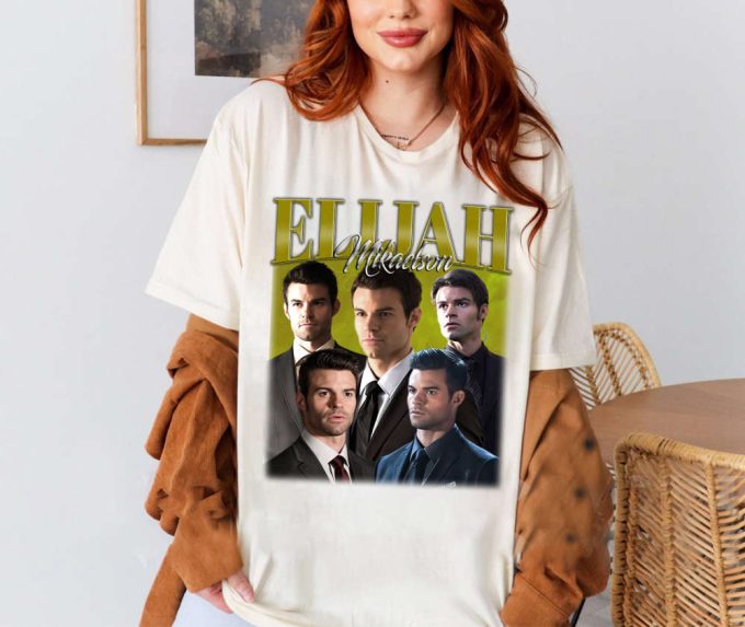 Custom Elijah Mikaelson Shirt, Vintage Elijah Mikaelson T-Shirt, Hip Hop Graphic Unisex Hoodie, Bootleg Retro 90'S Fans Gift, Trendy Shirt 3