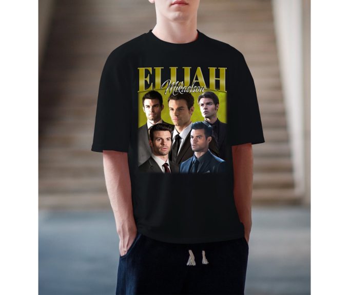 Custom Elijah Mikaelson Shirt, Vintage Elijah Mikaelson T-Shirt, Hip Hop Graphic Unisex Hoodie, Bootleg Retro 90'S Fans Gift, Trendy Shirt 4