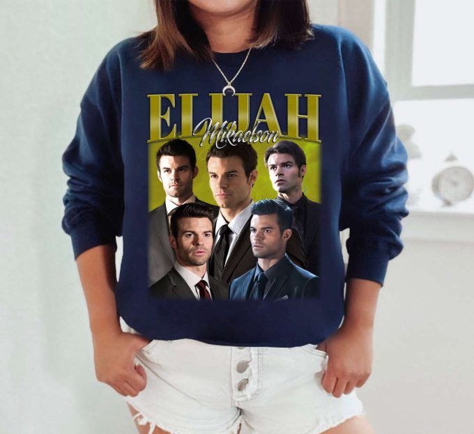 Custom Elijah Mikaelson Shirt, Vintage Elijah Mikaelson T-Shirt, Hip Hop Graphic Unisex Hoodie, Bootleg Retro 90'S Fans Gift, Trendy Shirt 5