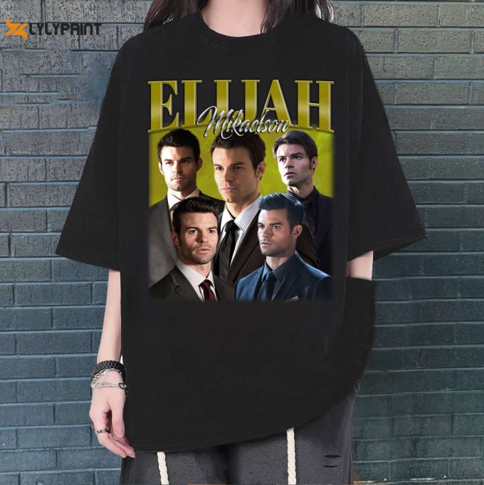 Custom Elijah Mikaelson Shirt, Vintage Elijah Mikaelson T-Shirt, Hip Hop Graphic Unisex Hoodie, Bootleg Retro 90'S Fans Gift, Trendy Shirt 1