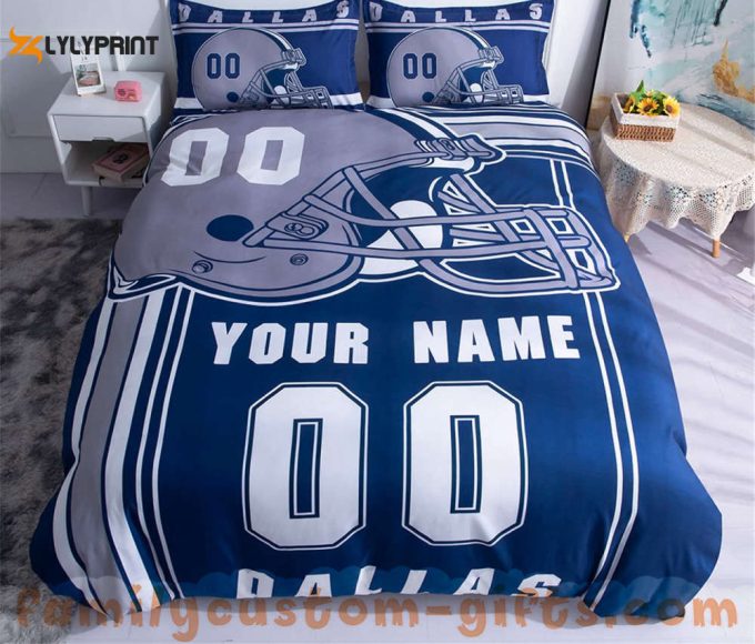 Custom Quilt Sets Dallas American Football Premium Quilt Bedding For Boys Girls Men Women 1