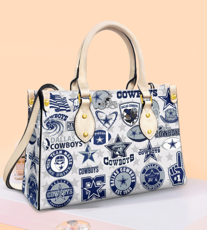Dallas Cowboys Leather Handbag: Perfect Women S Day Gift For Her 3