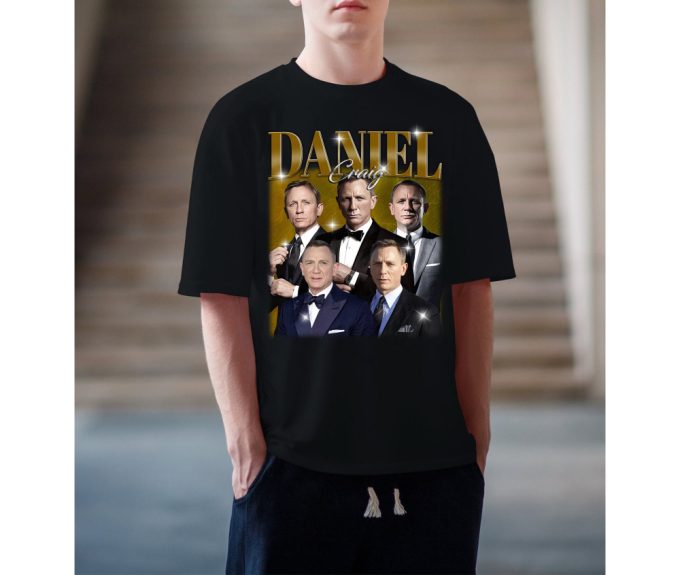 Daniel Craig T-Shirt, Daniel Craig Tees, Daniel Craig Sweatshirt, Hip Hop Graphic, Trendy T-Shirt, Unisex Shirt, Retro Shirt, Gifts For Men 4