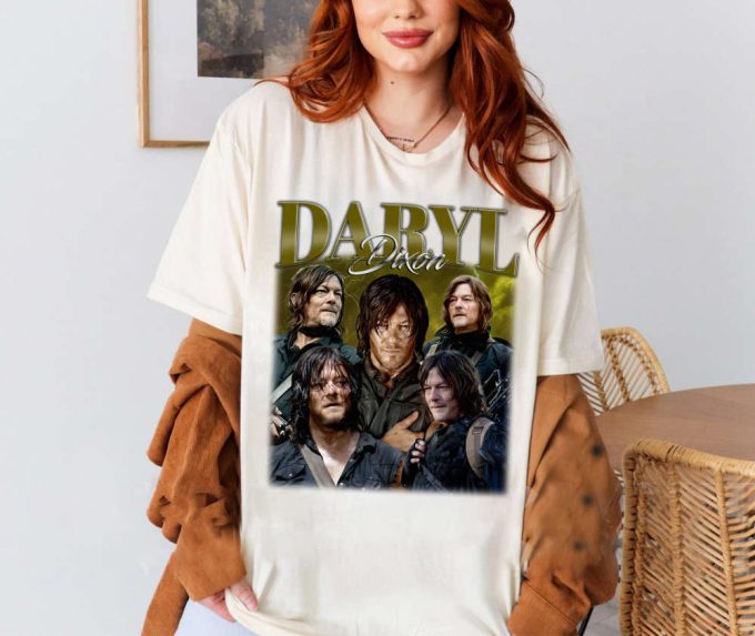 Daryl Dixon T-Shirt, Daryl Dixon Tees, Daryl Dixon Sweatshirt, Hip Hop Graphic, Trendy T-Shirt, Unisex Shirt, Retro Shirt 2