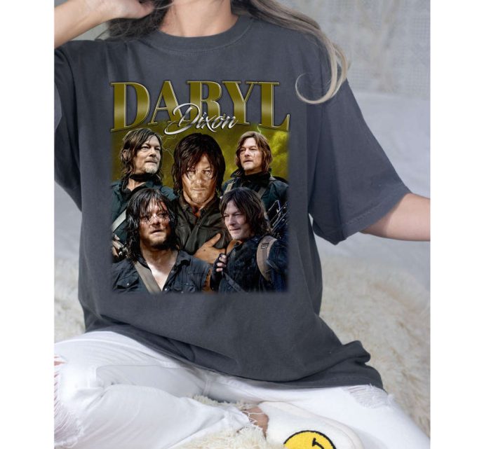 Daryl Dixon T-Shirt, Daryl Dixon Tees, Daryl Dixon Sweatshirt, Hip Hop Graphic, Trendy T-Shirt, Unisex Shirt, Retro Shirt 3