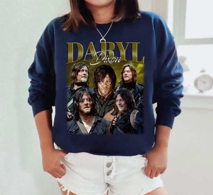 Daryl Dixon T-Shirt, Daryl Dixon Tees, Daryl Dixon Sweatshirt, Hip Hop Graphic, Trendy T-Shirt, Unisex Shirt, Retro Shirt 4