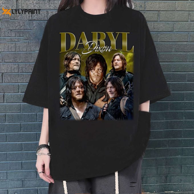 Daryl Dixon T-Shirt, Daryl Dixon Tees, Daryl Dixon Sweatshirt, Hip Hop Graphic, Trendy T-Shirt, Unisex Shirt, Retro Shirt 1