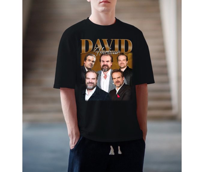 David Harbour T-Shirt, David Harbour Tees, David Harbour Sweatshirt, Hip Hop Graphic, Trendy T-Shirt, Unisex Shirt, Retro Shirt 5