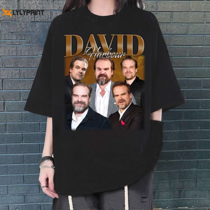David Harbour T-Shirt, David Harbour Tees, David Harbour Sweatshirt, Hip Hop Graphic, Trendy T-Shirt, Unisex Shirt, Retro Shirt 1