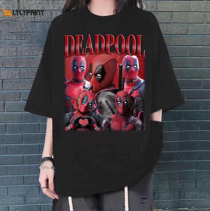 Deadpool T-Shirt, Deadpool Tees, Deadpool Sweatshirt, Hip Hop Graphic, Trendy T-Shirt, Unisex Shirt, Retro Shirt, Gifts For Men 1