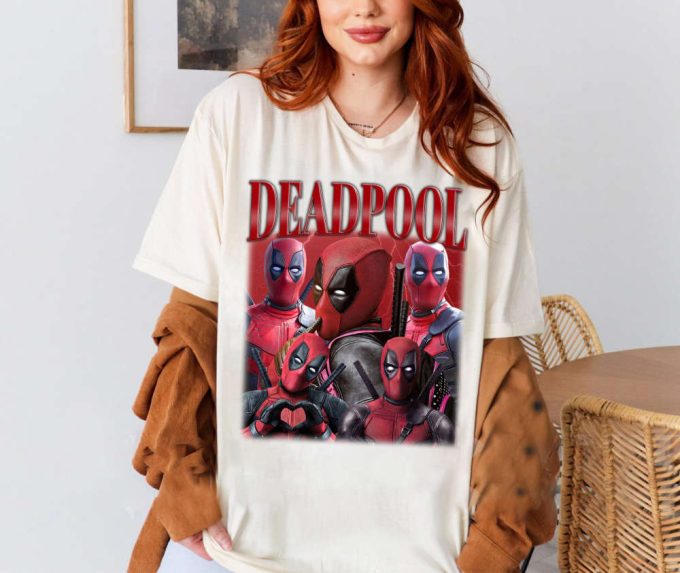 Deadpool T-Shirt, Deadpool Tees, Deadpool Sweatshirt, Hip Hop Graphic, Trendy T-Shirt, Unisex Shirt, Retro Shirt, Gifts For Men 2