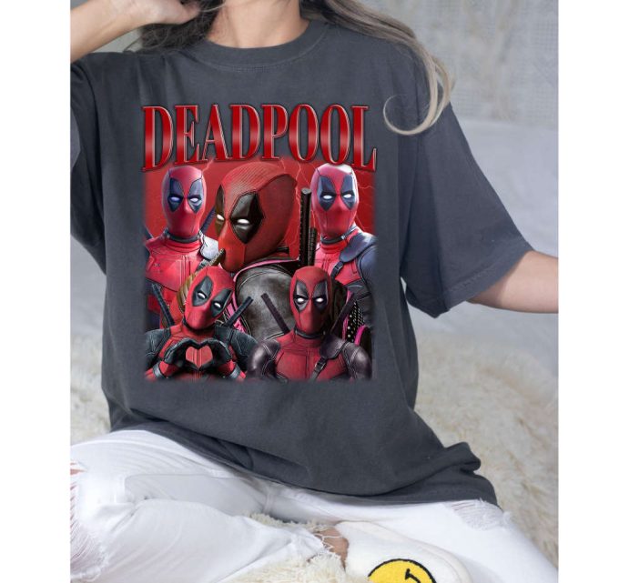 Deadpool T-Shirt, Deadpool Tees, Deadpool Sweatshirt, Hip Hop Graphic, Trendy T-Shirt, Unisex Shirt, Retro Shirt, Gifts For Men 3