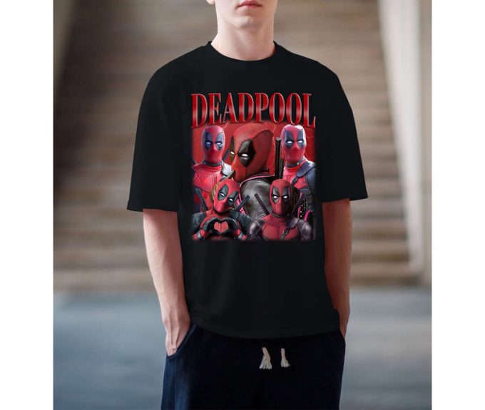Deadpool T-Shirt, Deadpool Tees, Deadpool Sweatshirt, Hip Hop Graphic, Trendy T-Shirt, Unisex Shirt, Retro Shirt, Gifts For Men 5