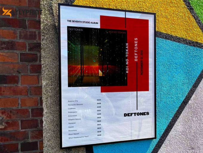 Deftones &Amp;Quot;Koi No Yokan&Amp;Quot; Album Cover Poster For Home Room Decor #3 1