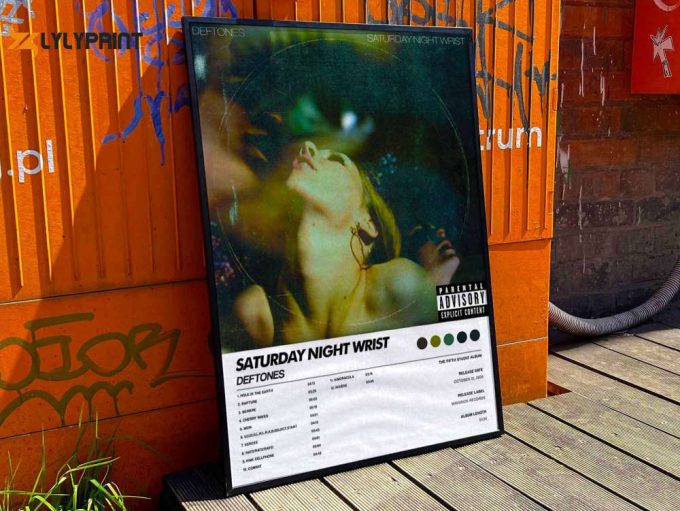 Deftones &Amp;Quot;Saturday Night Wrist&Amp;Quot; Album Cover Poster For Home Room Decor #6 1