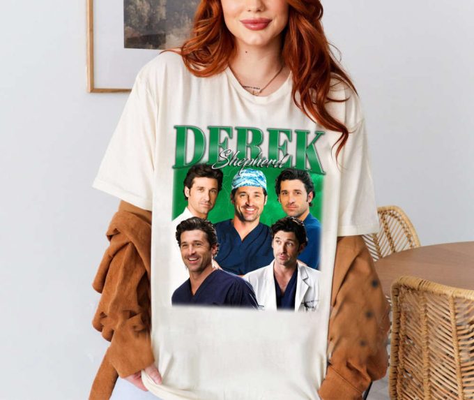 Derek Shepherd T-Shirt, Derek Shepherd Tees, Derek Shepherd Sweatshirt, Hip Hop Graphic, Trendy T-Shirt, Unisex Shirt, Retro Shirt 2