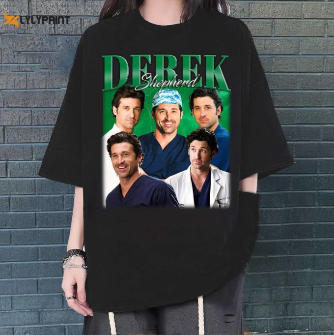 Derek Shepherd T-Shirt, Derek Shepherd Tees, Derek Shepherd Sweatshirt, Hip Hop Graphic, Trendy T-Shirt, Unisex Shirt, Retro Shirt 1