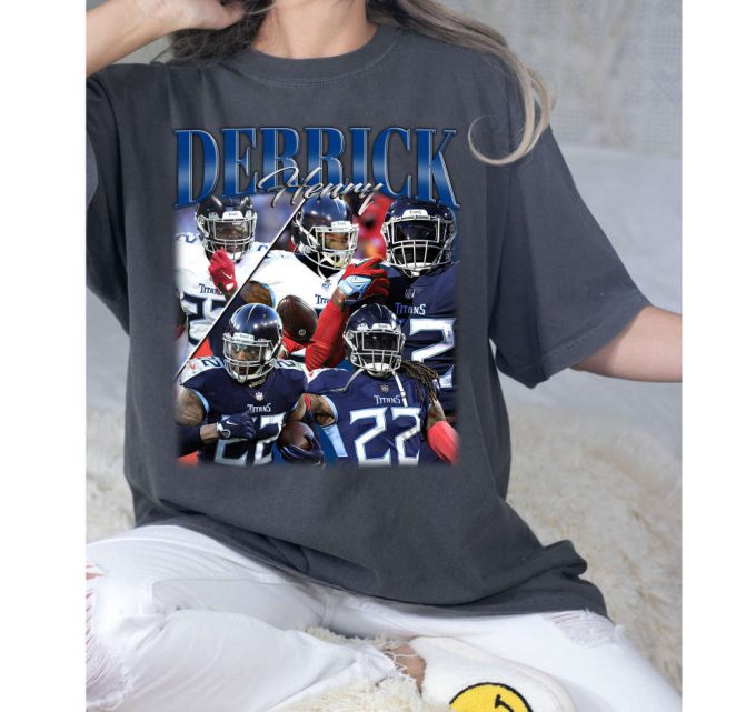 Derrick Henry T-Shirt, Derrick Henry Tees, Derrick Henry Sweatshirt, Hip Hop Graphic, Trendy T-Shirt, Unisex Shirt, Retro Shirt 3