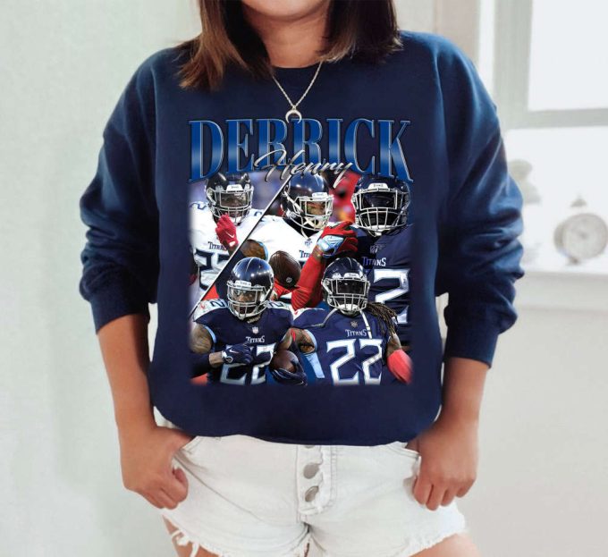 Derrick Henry T-Shirt, Derrick Henry Tees, Derrick Henry Sweatshirt, Hip Hop Graphic, Trendy T-Shirt, Unisex Shirt, Retro Shirt 4