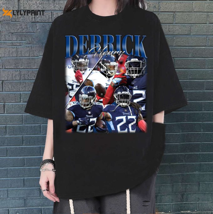 Derrick Henry T-Shirt, Derrick Henry Tees, Derrick Henry Sweatshirt, Hip Hop Graphic, Trendy T-Shirt, Unisex Shirt, Retro Shirt 1