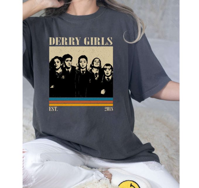 Derry Girls Sweatshirt &Amp; Hoodie: Unisex Film Merch Trendy Vintage Shirt - Perfect Gifts For Him 4