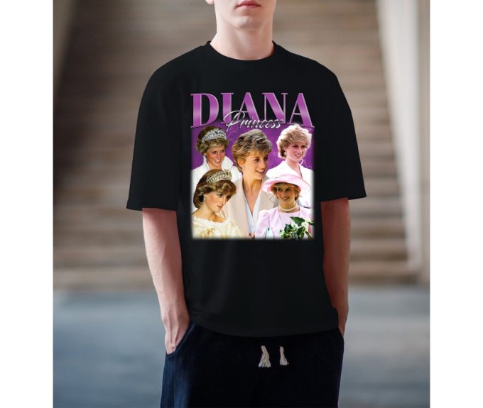 Diana Princess T-Shirt, Diana Princess Tees, Diana Princess Sweatshirt, Hip Hop Graphic, Trendy T-Shirt, Unisex Shirt, Retro Shirt 5