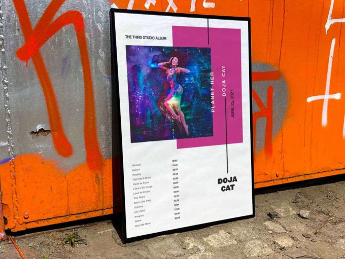 Doja Cat &Quot;Planet Her&Quot; Album Cover Poster For Home Room Decor #3 2